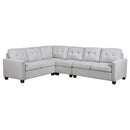 Georgina 4-piece Upholstered Modular Sectional Sofa Beige - Furniture Now (CA)