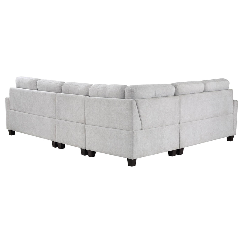 Georgina 4-piece Upholstered Modular Sectional Sofa Beige - Furniture Now (CA)