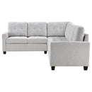Georgina 4-piece Upholstered Modular Sectional Sofa Beige - Furniture Now (CA)