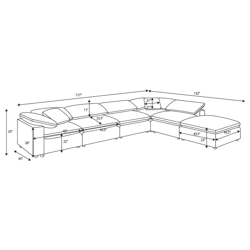 Raleigh Modular Sectionals - Furniture Now (CA)