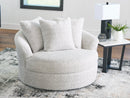 Cuddle Plush Oversized Swivel Accent Chair - Furniture Now (CA)