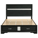 Miranda Panel Platform Storage Bed