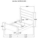 Oakglen Panel Bed