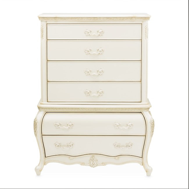 AICO Lavelle 6-Drawer Chest in Classic Pearl - Furniture Now (CA)