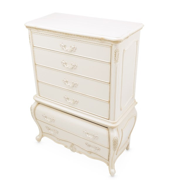 AICO Lavelle 6-Drawer Chest in Classic Pearl - Furniture Now (CA)
