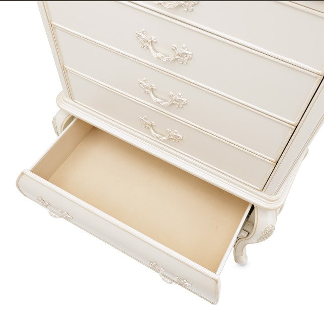 AICO Lavelle 6-Drawer Chest in Classic Pearl - Furniture Now (CA)