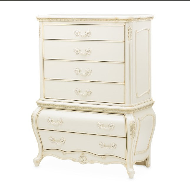 AICO Lavelle 6-Drawer Chest in Classic Pearl - Furniture Now (CA)
