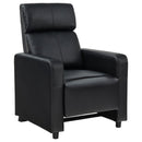 Toohey Home Theater Push Back Recliner Black - Furniture Now (CA)