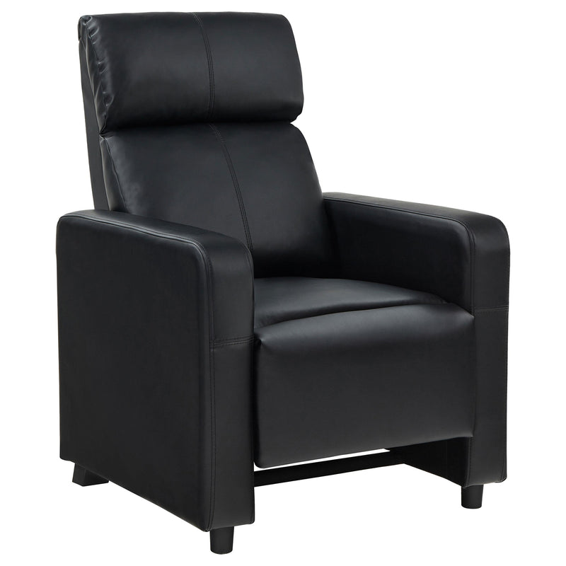 Toohey Home Theater Push Back Recliner Black - Furniture Now (CA)
