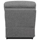 Higgins Upholstered Armless Chair Grey - Furniture Now (CA)