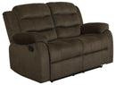 Rodman Pillow Top Arm Motion Loveseat Olive Brown - Furniture Now (CA)