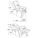 Raelynn Reclining 3 Pc Set - Furniture Now (CA)