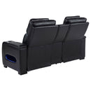 Zuma Dual Power Reclining Loveseat