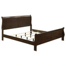 Louis Philippe Sleigh Panel Bed