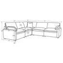 Collins Reclining Sectionals Upholstered - Furniture Now (CA)