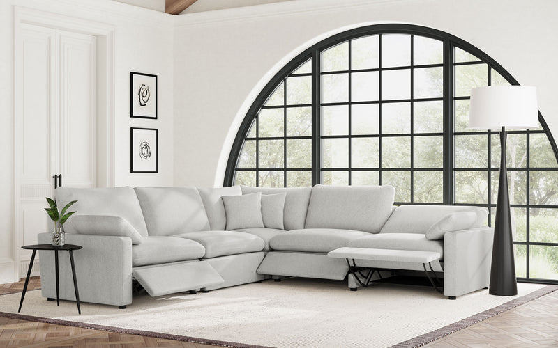 Collins Sectionals White - Furniture Now (CA)