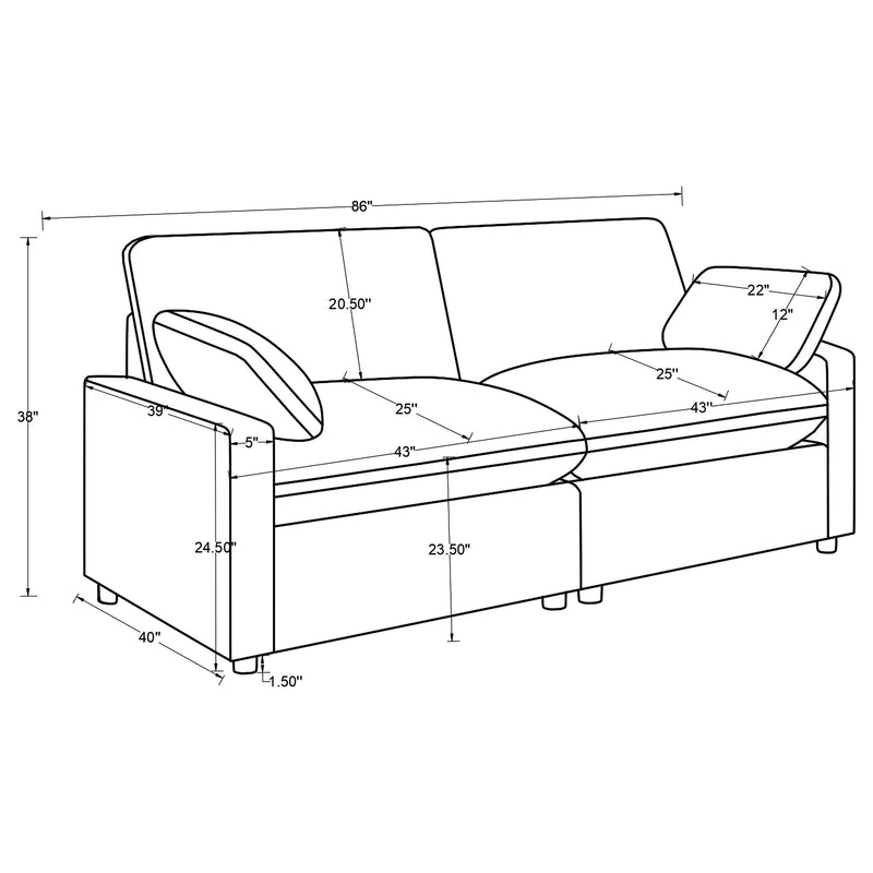 Collins Power Reclining Loveseat - Furniture Now (CA)