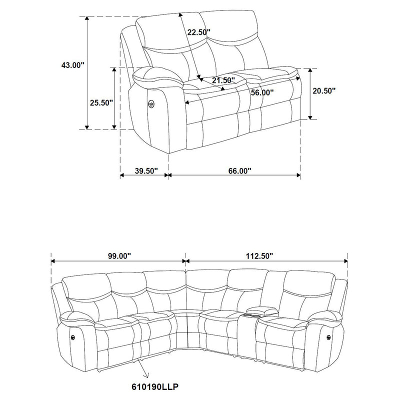Sycamore Reclining Sectionals - Furniture Now (CA)