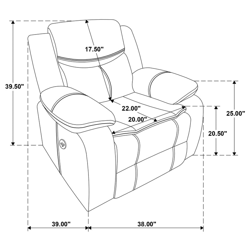 Sycamore Power Recliner - Furniture Now (CA)