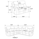 Sycamore Reclining Sectionals - Furniture Now (CA)
