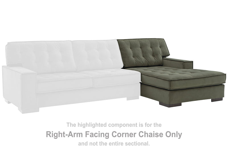 Caspian-Town Sectional with Chaise - Furniture Now (CA)