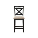 Baywater Counter Height Chair in Black (Set of 2)