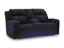 Forest Lake Power Reclining Loveseat with Console - Furniture Now (CA)
