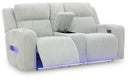 Forest Lake Power Reclining Loveseat with Console - Furniture Now (CA)
