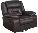 Greer Upholstered Tufted Back Glider Recliner - Furniture Now (CA)