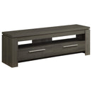 Elkton 2-drawer TV Console Weathered Grey - Furniture Now (CA)