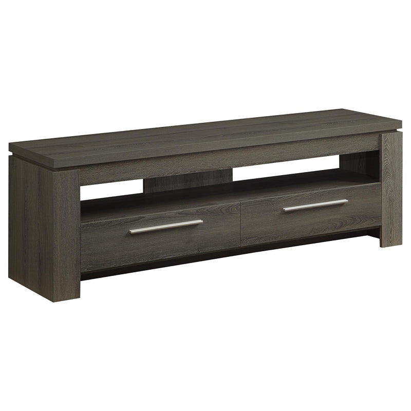 Elkton 2-drawer TV Console Weathered Grey - Furniture Now (CA)