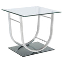 Danville U-shaped End Table Chrome - Furniture Now (CA)