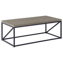 Birdie Rectangular Coffee Table Sonoma Grey - Furniture Now (CA)