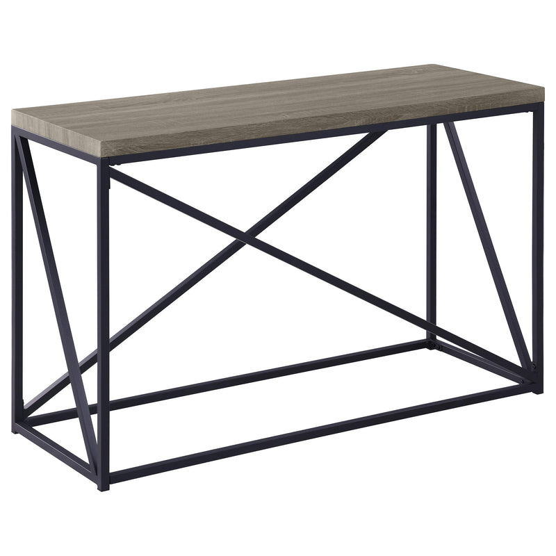 Birdie Rectangular Sofa Table Sonoma Grey - Furniture Now (CA)