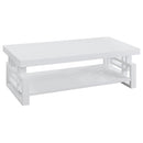 Schmitt Rectangular Coffee Table High Glossy White - Furniture Now (CA)