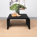 Cahya Woven Rattan Sqaure Coffee Table Black - Furniture Now (CA)