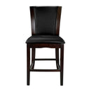 710-24 - Counter Height Chair, Dark Brown Bi-Cast Vinyl