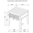 Concord End & Side Table - Furniture Now (CA)