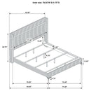 Lucia Wingback Bed