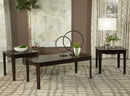 Amaro 3-piece Occasional Set Dark Brown - Furniture Now (CA)