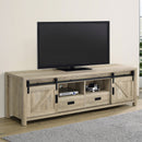 Madra Rectangular TV Console with 2 Sliding Doors - Furniture Now (CA)