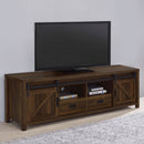 Madra Rectangular TV Console with 2 Sliding Doors - Furniture Now (CA)