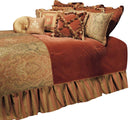 AICO Woodside Park 13-pc King Comforter Set in Spice - Furniture Now (CA)