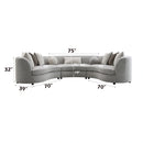 Sectional Sofa w/9 Pillows