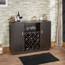 Server w/Wine Rack & Cup Holder