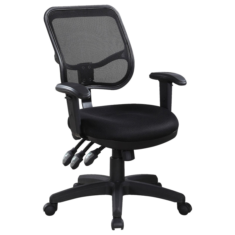 Rollo Adjustable Height Office Chair Black - Furniture Now (CA)