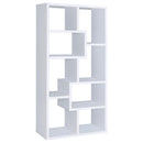Theo 10-shelf Bookcase White - Furniture Now (CA)