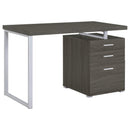 Brennan 3-drawer Office Desk Weathered Grey - Furniture Now (CA)