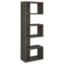 Joey 5-tier Bookcase Weathered Grey - Furniture Now (CA)