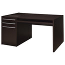 Halston 3-drawer Connect-it Office Desk Cappuccino - Furniture Now (CA)